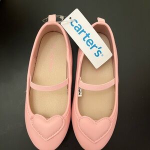 Carter's Pink Dress Shoes with Strap and Rounded Toe